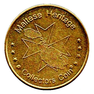 Maltese Heritage Collectors Coin - Mosta Dome ND back