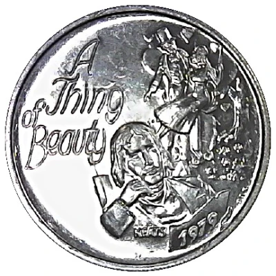 Mardi Gras Token - Endymion Keats; New Orleans, Louisiana front