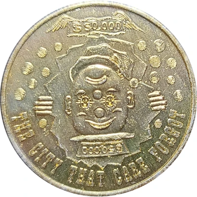 Mardi Gras Token - Knights of Mardi Gras (The City That Care Forgot; New Orleans, Louisiana) ND front