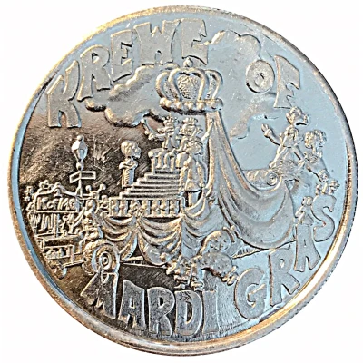 Mardi Gras Token - Krewe of Mardi Gras front