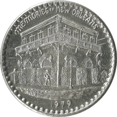 Mardi Gras Token - Krewe of Neophermenos Memories of New Orleans; New Orleans, Louisiana front