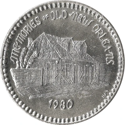 Mardi Gras Token - Krewe of Neophermenos Memories of Old New Orleans; New Orleans, Louisiana front