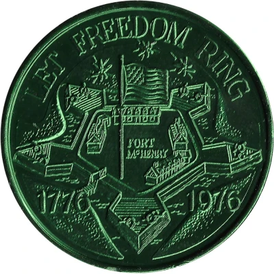 Mardi Gras Token - Krewe of Pegasus Let Freedom Ring; New Orleans, Louisiana front