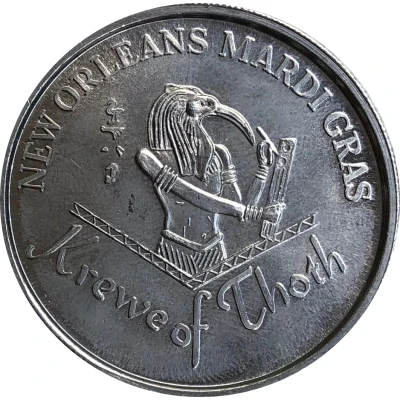 Mardi Gras Token - Krewe of Thoth Legends and Lore of the Sea back