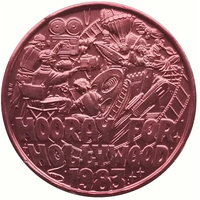 Mardi Gras Token - Krewe of Zeus Hooray for Hollywood; Jefferson Parish, Louisiana front