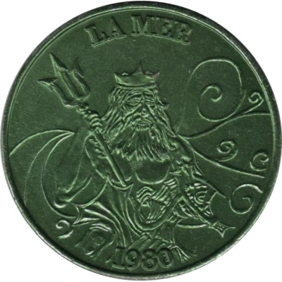 Mardi Gras Token - Shamgri-La La Mer; New Orleans, Louisiana front