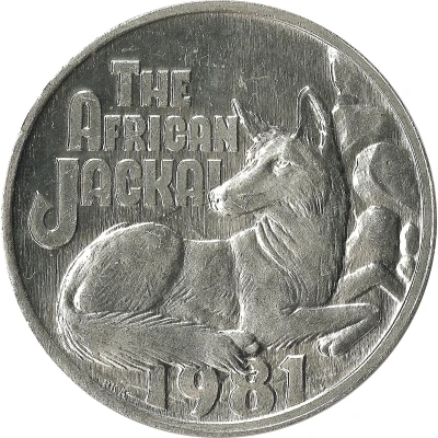 Mardi Gras Token - Zulu Social Aid and Pleasure Club, Inc. The African Jackal front