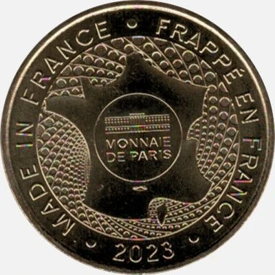 Médaille de souvenir touristique back