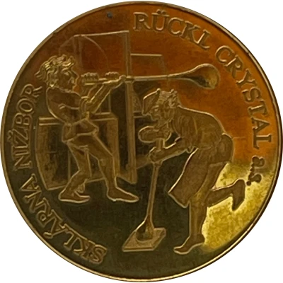 Médaille publicitaire - Rückl crystal a.s. ND front