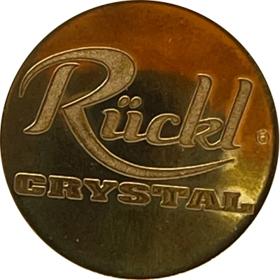 Médaille publicitaire - Rückl crystal a.s. ND back