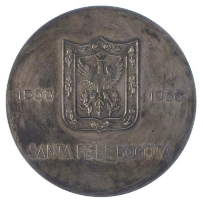 Medaille Commémorative pour les 400 ans de la fondation de Bogotá back