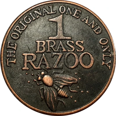 Medal - 1 Brass Razoo (The Original One and Only) ND back