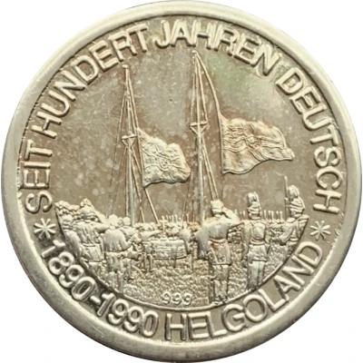 Medal - 100 years of Helgoland under German control front