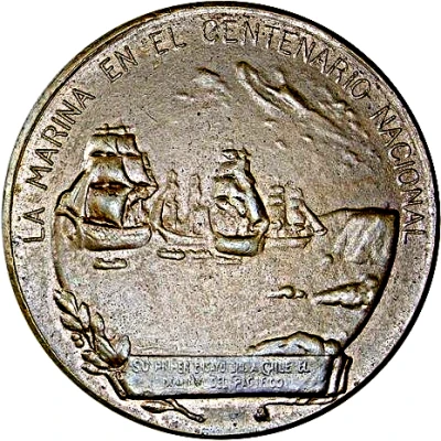 Medal - 100th anniversary of the Chilean navy back