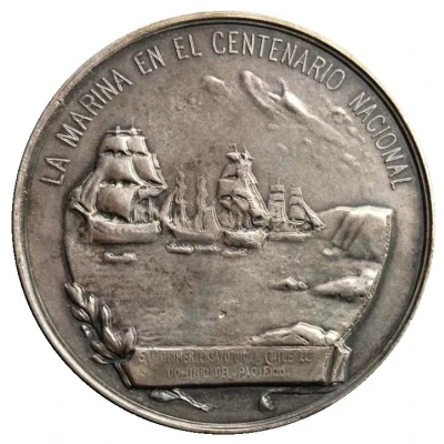 Medal - 100th anniversary of the Chilean navy back