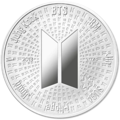 Medal - 10th Anniversary of the debut of BTS front