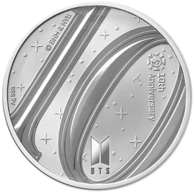 Medal - 10th Anniversary of the debut of BTS back