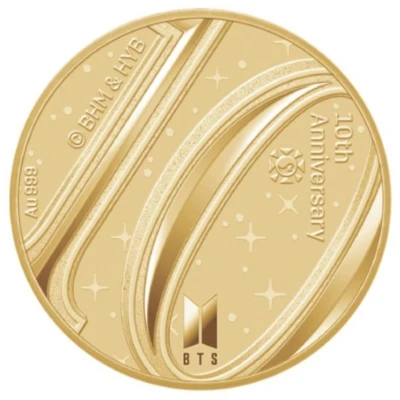 Medal - 10th Anniversary of the debut of BTS back