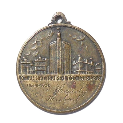 Medal - 10th anniversary of the Cooperative Union Liège back