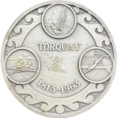 Medal - 150th anniversary of the Torbay Royal Regatta back
