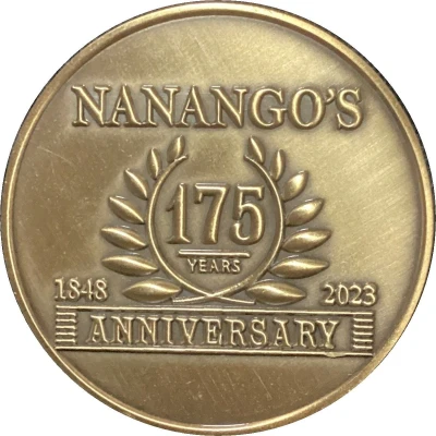 Medal - 175 Yrs Anniversary of Nanango commemorative souvenir ND back