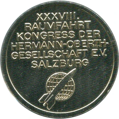 Medal - 20th anniversary of the 1st landing on the moon back