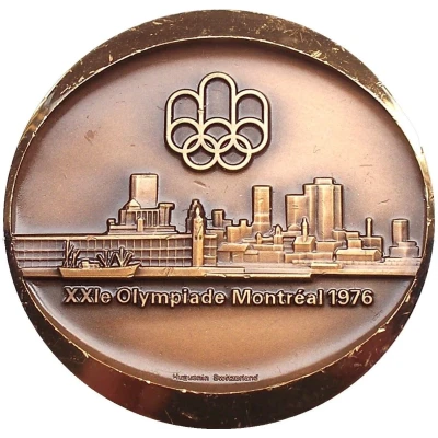 Medal - 21st Olympics Montreal back