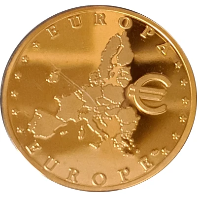 Medal - 25 Years since introduction of the Euro back