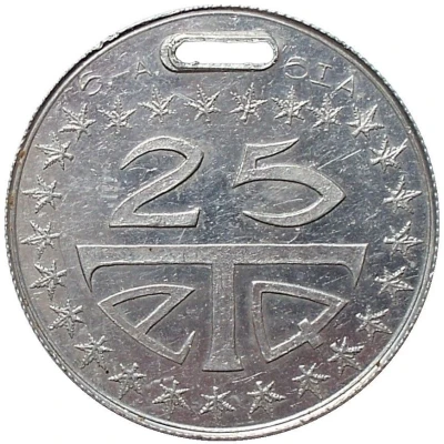 Medal - 25th Anniversary TEQ S.-A. St-A. ND front