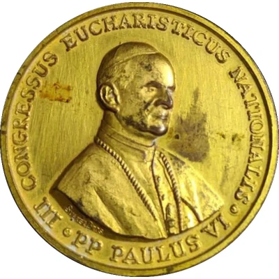 Medal - 3rd National Eucharistic Congress front