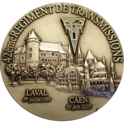 Medal - 42ème Régiment de Transmissions ND front