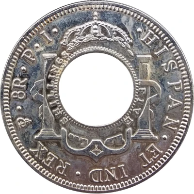 Medal - 5 Shillings - Holey Dollar and Dump Replica back