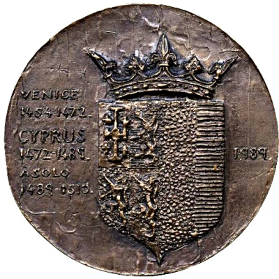 Medal - 500th anniversary of Caterina Cornaro back