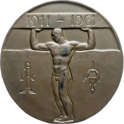 Medal 50th anniversary of Pieux Franki front