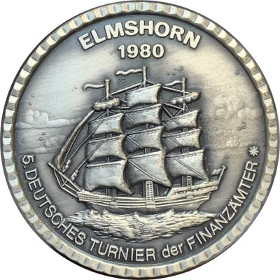 Medal - 5th German tournament of tax authorities Elmshorn front