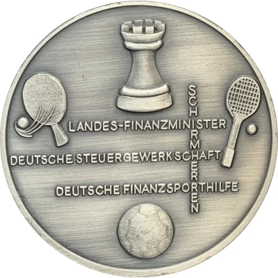 Medal - 5th German tournament of tax authorities Elmshorn back