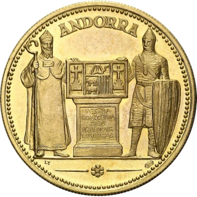 Medal - 700th Anniversary of the Constitution Segon Pareatge front