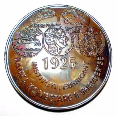 Medal - 70th anniversary of the Bank of Albania back