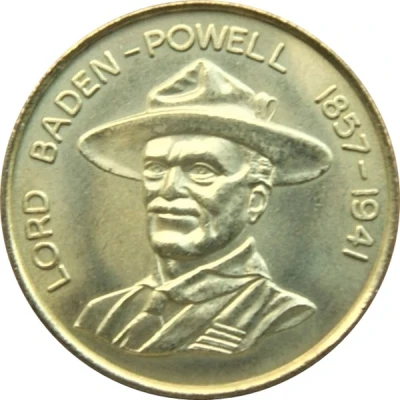 Medal - 75th Anniversary of World Scouting Historical Medal front