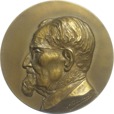 Medal - 90th anniversary of Prof. Paul Fourmarier front