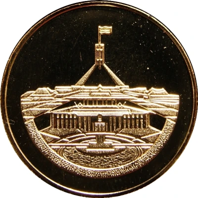 Medal - ACT - Canberra; Parliament House (Tourist Souvenir) ND front