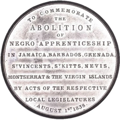 Medal - Abolition of Apprenticeship back