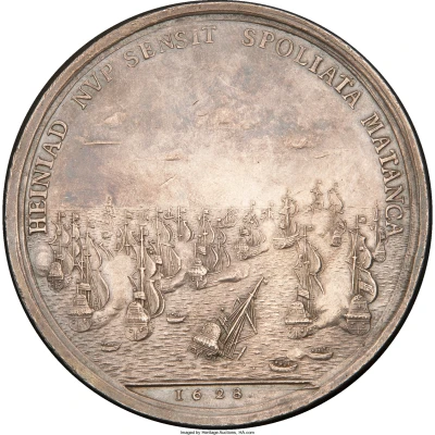 Medal - Admiral Heyn Victorious at Matanzas back