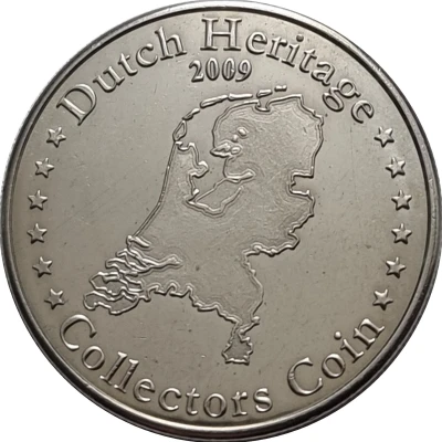 Medal - Afsluitdijk Dutch Heritage Collectors Coin back