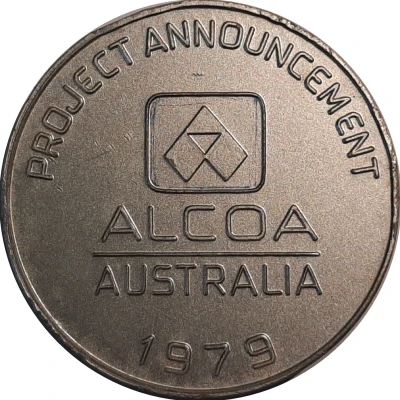 Medal - Alcoa Australia Portland Smelter front