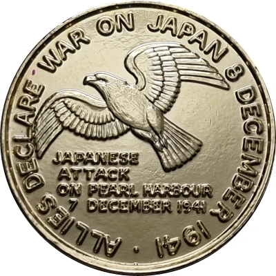 Medal - Allies Declare War on Japan 8th December 1941 ND front