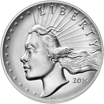 Medal - American Liberty High Relief front