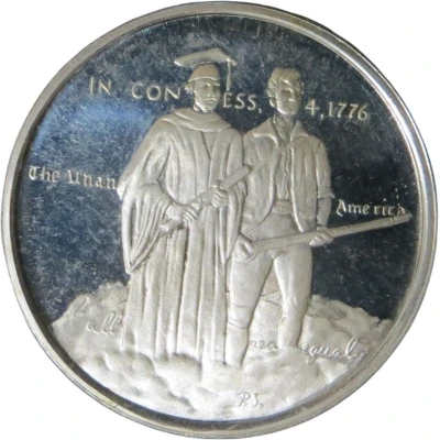 Medal - American Revolution Bicentennial (Massachusetts) ND front