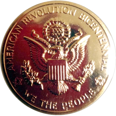 Medal - American Revolution Bicentennial back