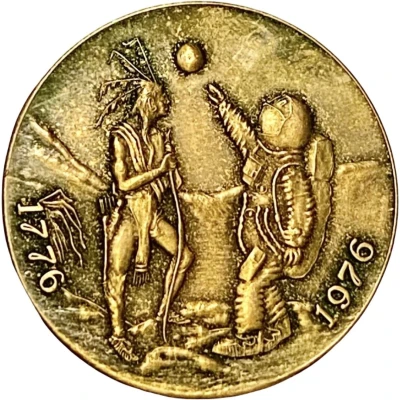 Medal - American Revolution Centennial Auburn, Alabama back